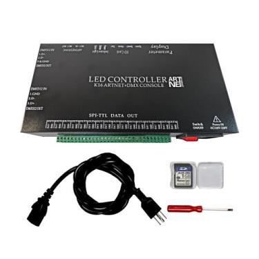Imagem de Controlador LED CANRIA K16 ARTNET+DMX Console 16 portas