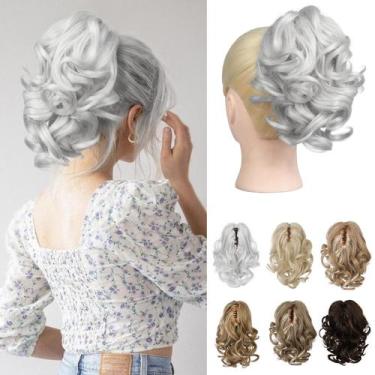 Imagem de Extensão de rabo de cavalo REECHO Classic Loose Curly Wavy de 9 polega