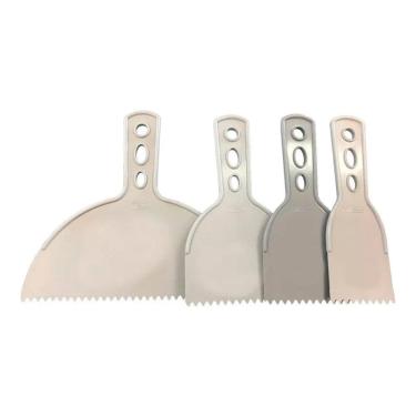 Imagem de Kit Com 04 Pc Espátula Plástica Dentada - Resina Ou Massa