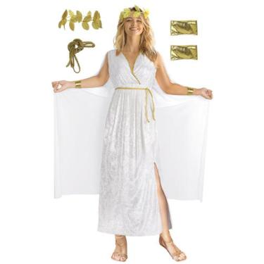 Imagem de Roupa de fantasia UQJE Greek Toga Roman Goddess XL