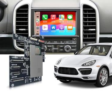 Imagem de ANYFAR O decodificador serve para veículos Porsche com sistema PCM 3.1, suporta CarPlay sem fio Android Auto/Mirror Link/câmera de backup/Bluetooth/driver USB