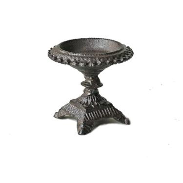 Imagem de Centro de Mesa Porta-velas de ferro fundido, suporte para velas, mesa jantar, base decoração para hotel para Jantar(Pequeno)