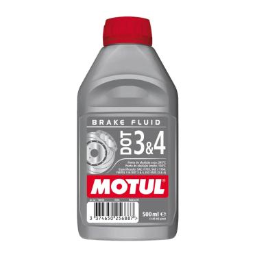 Imagem de Fluido De Freio DOT 3 e 4 500ml Brake Fluid Motul