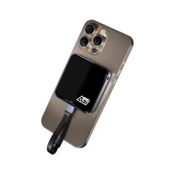 Imagem de AGI EDM38 SSD magnético portátil de 2 TB, 2050 MB/s Tipo-C USB 3.2 Gen 2x2 armazenamento (preto), gravação e armazenamento 4K ProRes, unidade de estado sólido externa para iPhone 16/15 Pro Max