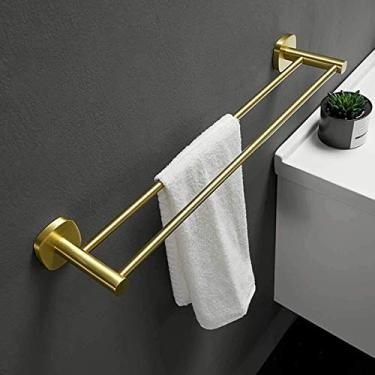 Imagem de Toalheiros, toalheiro para prateleira de toalha de banheiro espaço prateleiras organizadoras de armazenamento de alumínio prateleira de chuveiro luz para banheiro cozinha toalha de banheiro prateleira