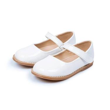 Imagem de Sapatos Fromosa Toddler Girls Mary Jane, vestido branco, tamanho 13