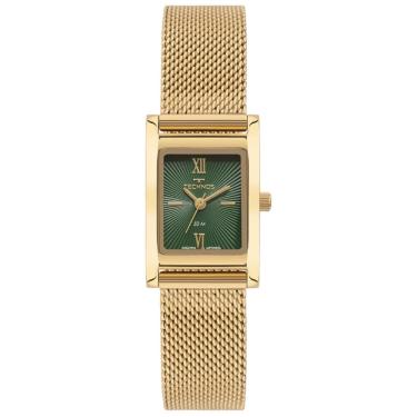 Imagem de Relógio Technos Feminino Ref: 2035nde/1v Elegance Mesh Retangular Dourado