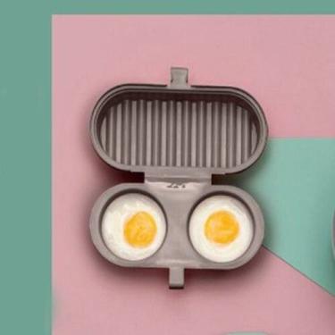 Imagem de Omeleteira Forma De Ovos P/ Microondas Bpa Free - Plasvale, Branco