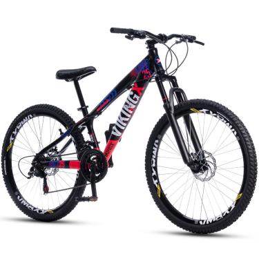 Imagem de Bicicleta Bike Vikingx Freeride Tuff 25 Vmaxx Aro 26 Cores Mountain Freio a Disco