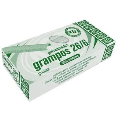 Imagem de Grampos ACC Galvanizados 26/6 Com 5000 Unidades