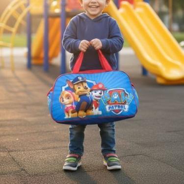 Imagem de Bolsa Infantil Patrulha Canina Para Passeios E Escolinha - SM