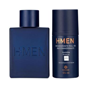 Imagem de Kit Perfume H-men + Desodorante Roll On Hinode 75ml