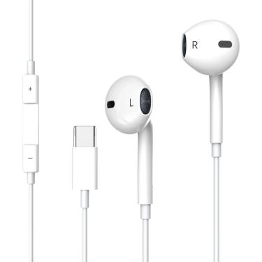 Imagem de Fone de Ouvido In-Ear Tipo C Conexão Digital Áudio Potente
