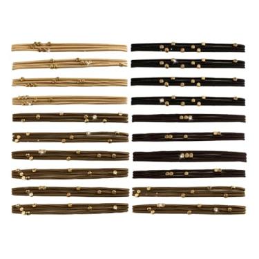 Imagem de MARYLAVENDER Laços de cabelo elásticos para todos os tipos de cabelo, sem costura, pôneis, elásticos, suportes de rabo de cavalo, elásticos para cabelo grosso, acessórios de cabelo para mulheres e