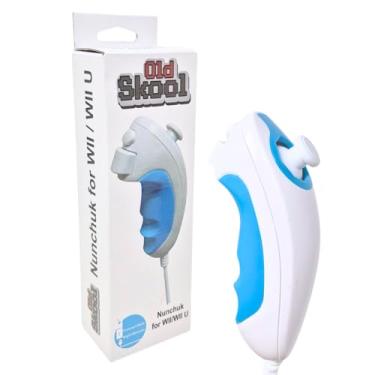 Imagem de Old Skool Controle Nunchuck, compatível com Wii ou Wii U - Branco