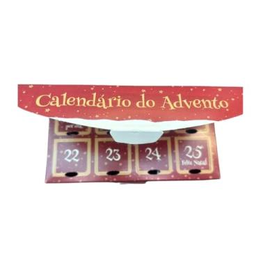 Imagem de Calendário do Advento 7 Dias de Natal – Surpresas Diárias – Caixa Decorativa Com Janelinhas 19 a 25 de Dezembro – Presente Natalino Infantil Adulto – Contagem Regressiva do Natal