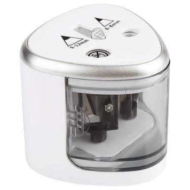 Imagem de Apontador Eletrico - 2 Furos Para Lápis Comum e Jumbo - TENWIN