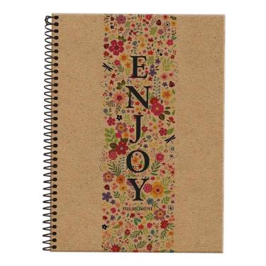 Imagem de Caderno Pauta Funcional Kraft Art Enjoy 1 Matéria - Foroni