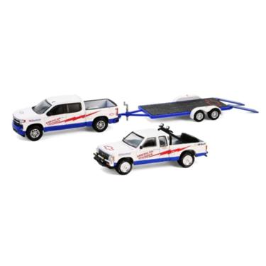 Imagem de Miniatura 23 Chevy Silv. 1500 + 89 Chevy S10 1:64 Greenlight