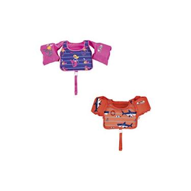 Imagem de BESTWAY 98006 - Casaco de natação para crianças, modelos/cores aleatórias, tamanho 3-6 anos (18-30 kg), 1 peça
