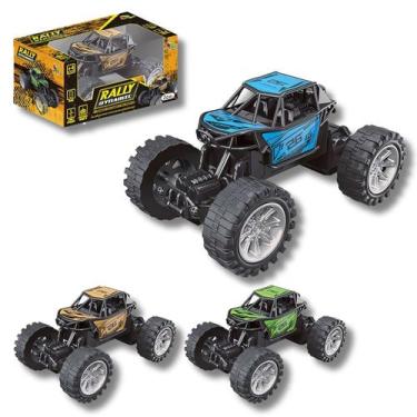 Imagem de Carrinho Rally Controle Remoto Presente Menino Brinquedo Carro Frente 