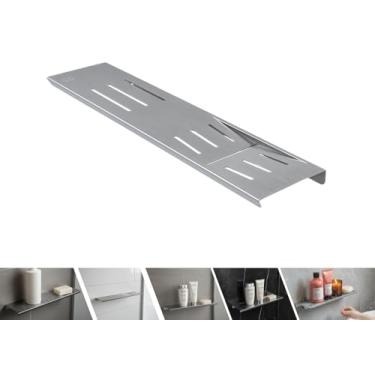 Imagem de Saboneteira de Parede Porta Shampoo e Sabonete TL PRO Inox com Grelha de Agua Suporte Banheiro Organização