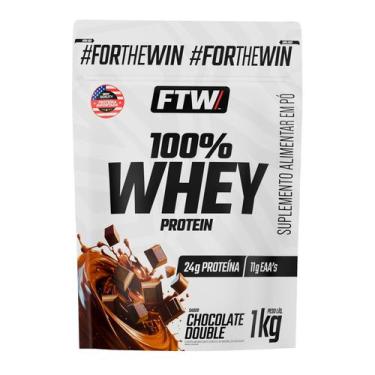 Imagem de Whey Protein 100 Concentrado Refil 1kg FTW, chocolate double