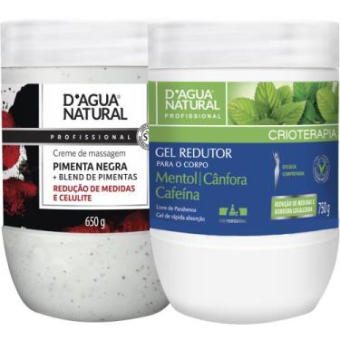 Imagem de Kit pimenta negra + gel redutor crioterápico dágua natural - dagua nat