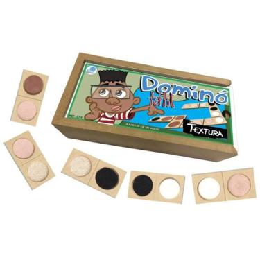 Imagem de Jogo de dominó inclusivo tátil textura - simque - 574, U