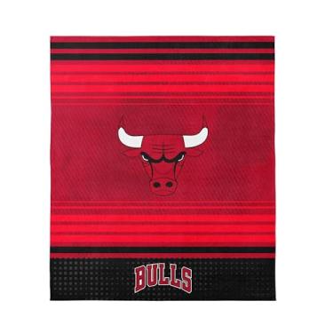 Imagem de Northwest Chicago Bulls NBA Toalha de praia de microfibra, secagem rápida, macia e absorvente, leve, essencial de viagem para piscina ou banho, 152 x 178 cm