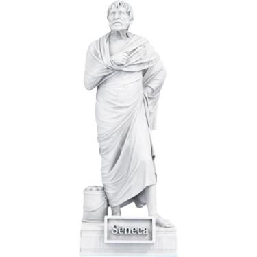Imagem de Estátua Sêneca - Filósofo Romano do Estoicismo (Cor Mármore)
