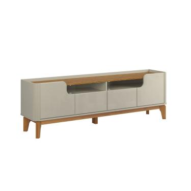 Imagem de Rack Estante Flip 1.8  4 Portas Para TV Até 70 Polegadas Off White com Camaru