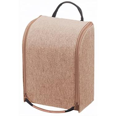 Imagem de レイメイ藤井 Estojo para lápis Raymay Fujii BT5012C, grande capacidade, combo de suporte para caneta, marrom