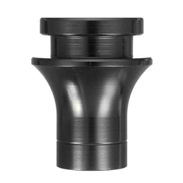 Imagem de XRMXF Retentor de bota/adaptador de alumínio para alavanca de câmbio manual 10 x 1,25 (preto)