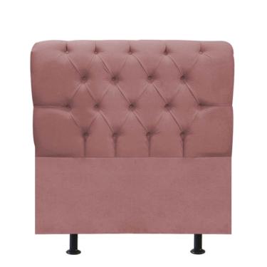 Imagem de Cabeceira Estofada Cama Box Solteiro 100cm París Suede Rose- Mabe Magazine