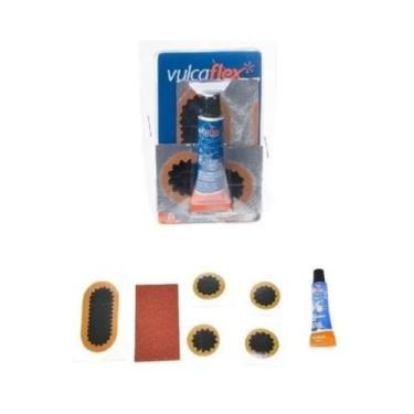 Imagem de Estojo Remendo Reparo Selante Max Câmara Ar Vulcaflex Bike