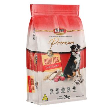 Imagem de Ração Colosso Premium Carne e Arroz 2kg