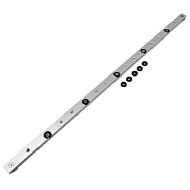 Imagem de Barra de esquadria de liga de alumínio, trilho deslizante, serra de mesa, haste com ranhura em T, trilho de trilho, ferramenta de marcenaria, para gabaritos, luminárias, trenós, mesas de roteador, 650