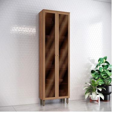 Imagem de Cristaleira 2 Portas Requinte Nature - Henn