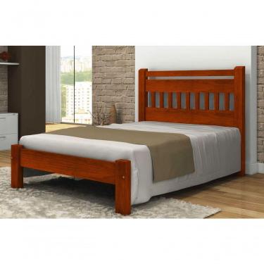 Imagem de Cama Super King Size Mônaco De Madeira Angelim Mel
