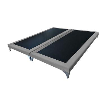 Imagem de Cama Oriental Premium Queen Veludo Cinza
