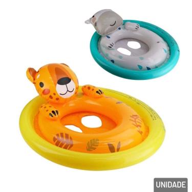 Imagem de Boia com Assento Infantil 63x53cm Animais - Tudo em Caixa