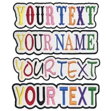 Imagem de Remendos de nome bordados personalizados, etiquetas de fitas táticas militares personalizadas para uniforme de camuflagem, camisa de trabalho, bolsas de roupas, cores mistas, linha de bordado, ferro