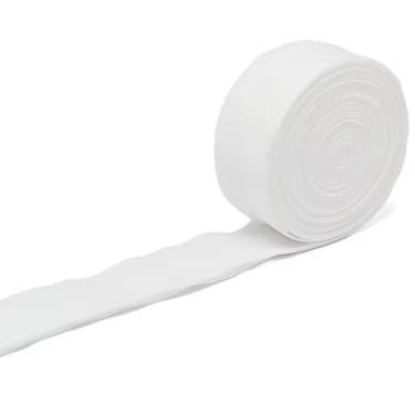 Imagem de Elástico dobrável de 20 mm para costurar roupas íntimas calças cintura diy roupas punhos laços de cabelo tiaras artesanato (5 jardas, cor branca)