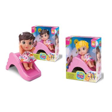 Imagem de Boneca Bebe Mini Hugs Escorregador - BeeToys