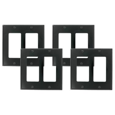 Imagem de Placa de parede Leviton 80409-NE tamanho padrão 2-Gang Decora/GFCI