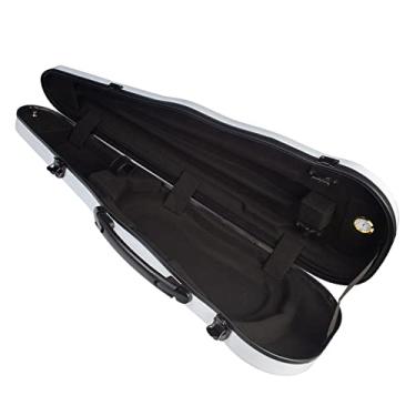 Imagem de Estojo Para Violino De Fibra De Carbono Tamanho 4/4 Estojo Rígido Com Alça Para Violino Elétrico Acústico Tamanho Completo Estojo de Violino