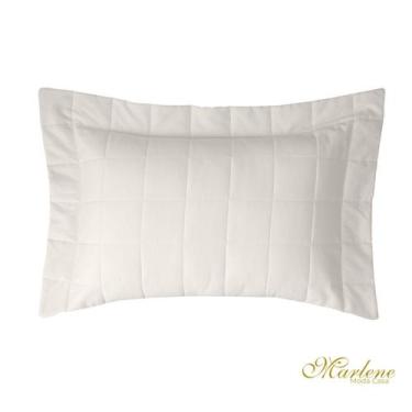 Imagem de Porta Travesseiro Square 300 Fios - Kacyumara, 50x90cm, Off White