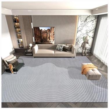 Imagem de SPXMQSS Tapete para quarto, tapetes grandes resistentes ao desgaste para sala de estar, fácil de cuidar, tapete de polipropileno de pelo baixo antiderrapante macio para sala de estar, quarto, sala de