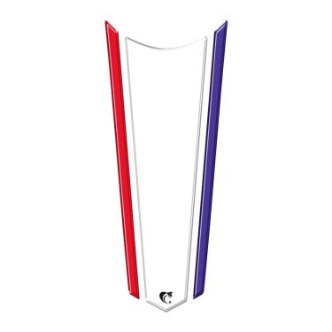 Imagem de Adesivo Faixa Gravata Resinado Tanque Moto Honda Transparente Transparente , Azul E Vermelho